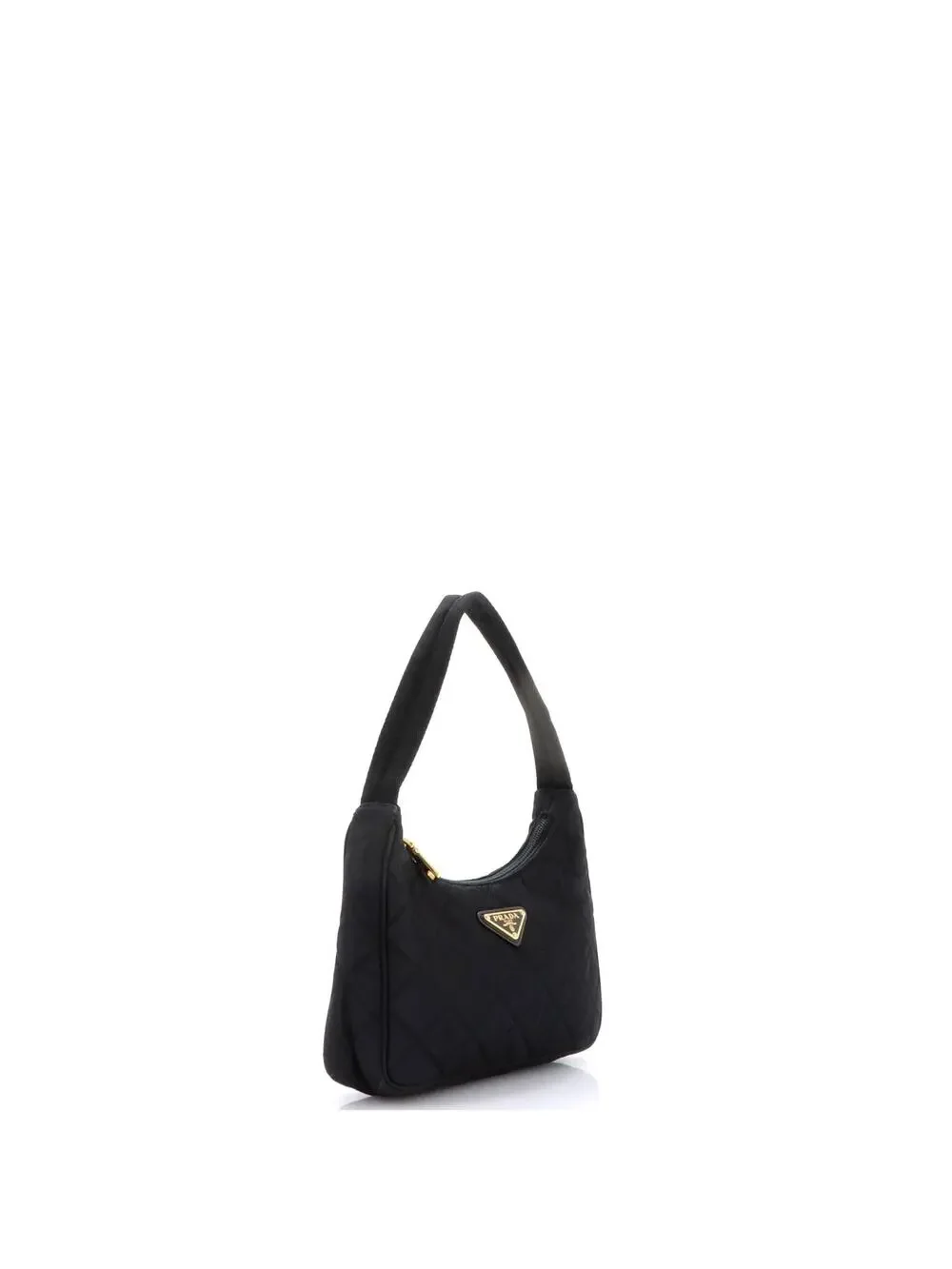 Prada Hobo Quilted Tessuto Mini #337247P12B
